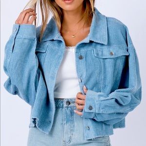 PRINCESS POLLY LIGHT BLUE MARTA JACKET